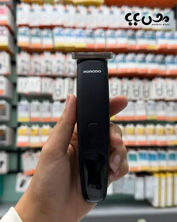 ماشین اصلاح پرودو مدل T-Blade | ریش‌تراش شارژی Porodo با باتری 600mAh و تیغه استیل