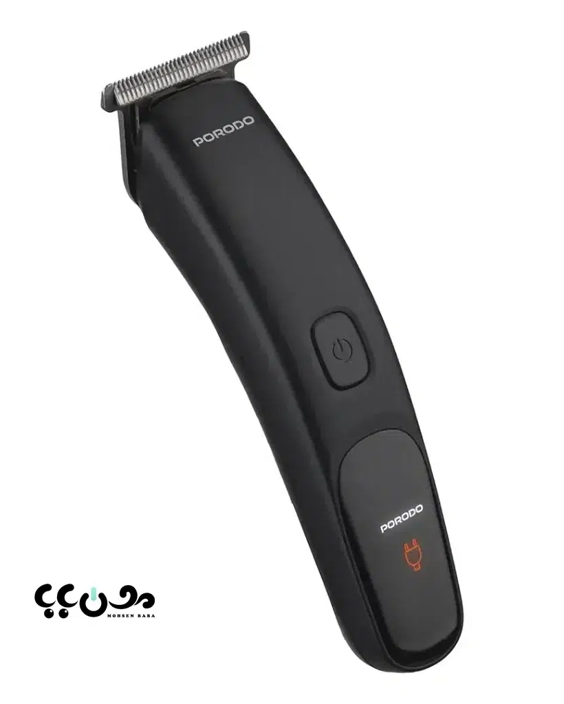 قیمت و خرید ماشین اصلاح پرودو مدل T-Blade | ریش‌تراش شارژی Porodo با باتری 600mAh و تیغه استیل