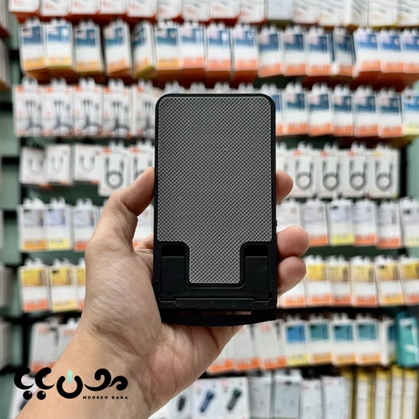 پایه رومیزی موبایل و تبلت مدل Desktop Replacement رنگ مشکی
