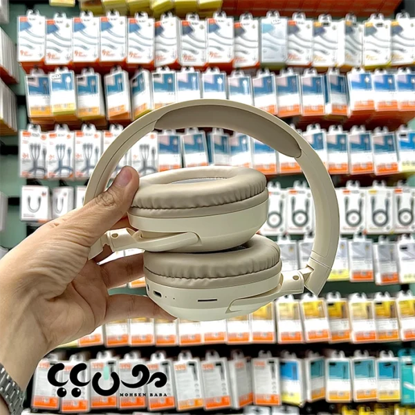 هدفون بلوتوثی JBL مدل TUNE J-14 رنگ کرمی