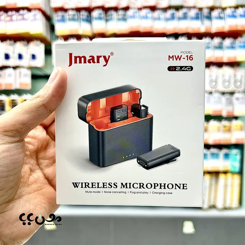 میکروفون یقه ای بی سیم Jmary MW-16