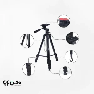 ✅سه پایه Jmary KP-2209 مناسب موبایل، دوربین و تولید محتوا ✅طراحی چندمنظوره با محور افقی قابل تنظیم ✅مناسب برای فیلمبرداری از بالا و عکاسی محصول ✅حداکثر ارتفاع حدود 173 سانتی متر ✅طول جمع شده حدود 46 سانتی متر ✅وزن سبک حدود 740 گرم ✅تحمل وزن تا 3 کیلوگرم ✅قابلیت تنظیم و چرخش 360 درجه ✅امکان استفاده به عنوان مونوپاد ✅مناسب برای تولید محتوای اینستاگرام و یوتیوب ✅کاربردی برای ولاگ و فیلمبرداری آموزشی ✅مناسب برای عکاسی و فیلمبرداری محصولات فروشگاهی ✅دارای 5 بخش قابل تنظیم ✅قابل استفاده برای موبایل، دوربین و اکشن کم سازگار ✅انتخاب کاربردی برای افرادی که به سه پایه بلند و چندمنظوره نیاز دارند