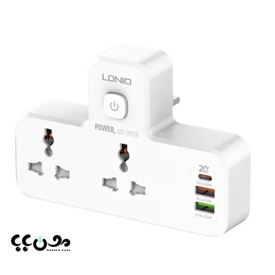 چندراهی برق LDNIO SC2311 با شارژ سریع PD و QC3.0