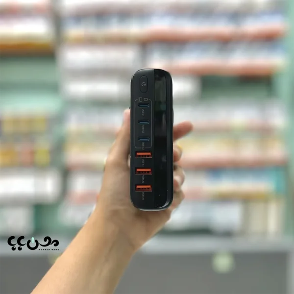 نمای جلوی شارژر LDNIO A6140C با 6 پورت USB