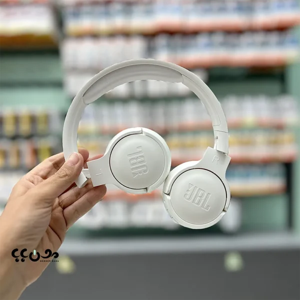 نمای روبه‌روی هدفون JBL Tune 510BT های کپی سفید